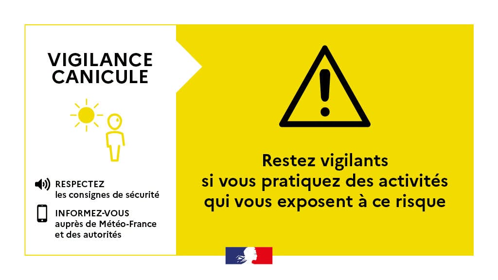Canicule vigilance jaune